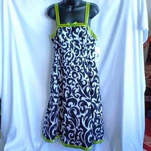 Signature by Robbie Bee Womens black & white Swing Dress, 14W, NWT